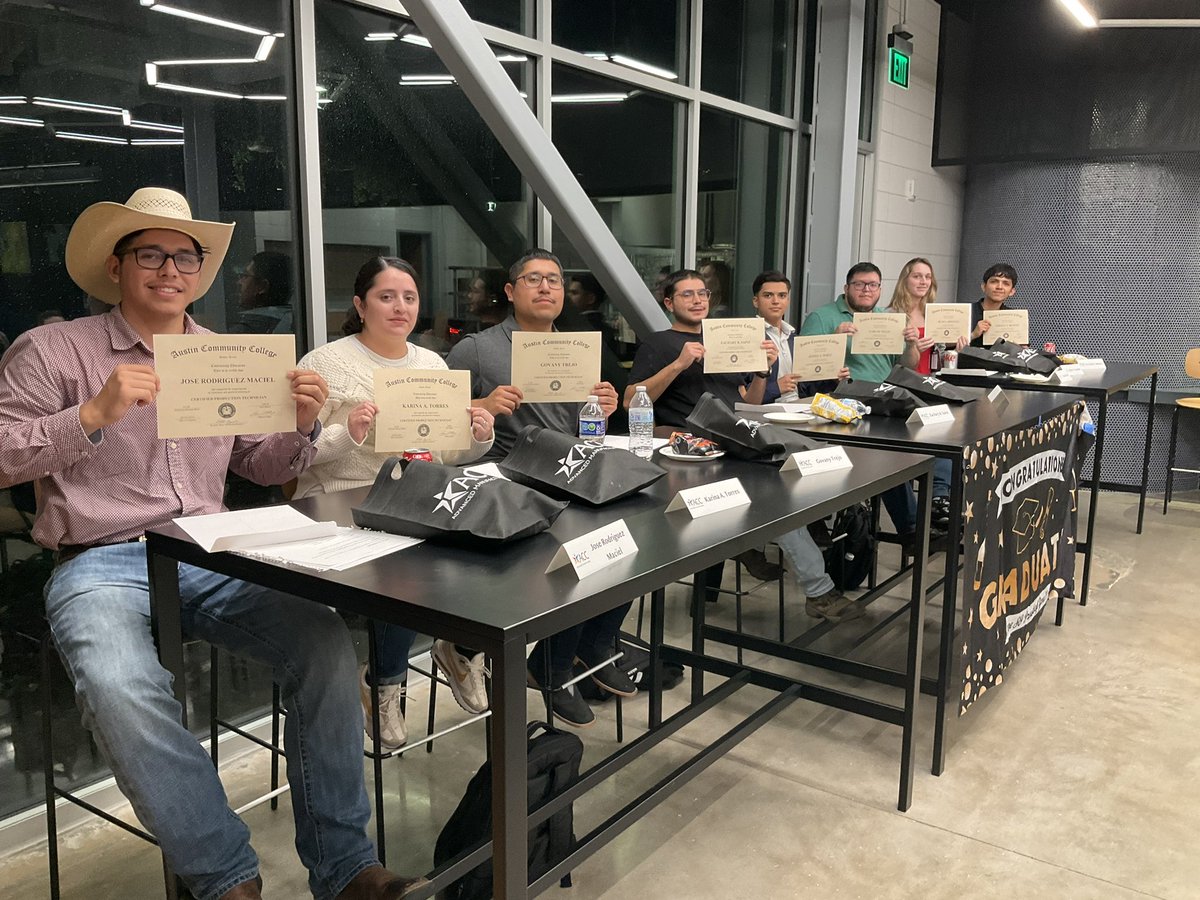 ACCadvancedmfg's tweet image. Congrats to ACC’s CPT graduates. ACC takes pride in providing top-notch education and nurturing talent.  This commitment to excellence undoubtedly contributes to the success of our graduates.

Wishing you all the best as you take the first steps in the world of manufacturing.