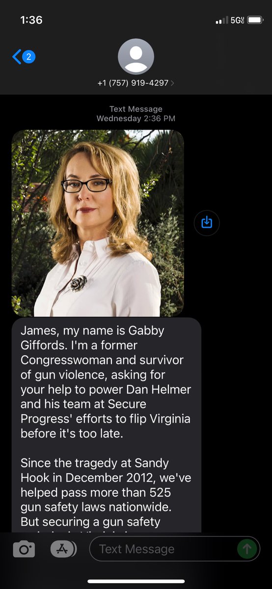 vajrajames's tweet photo. Did anyone else get a fundraising communication from Gabby Giffords and Dan Helmer’s team? https://t.co/eg6zoZRY0j