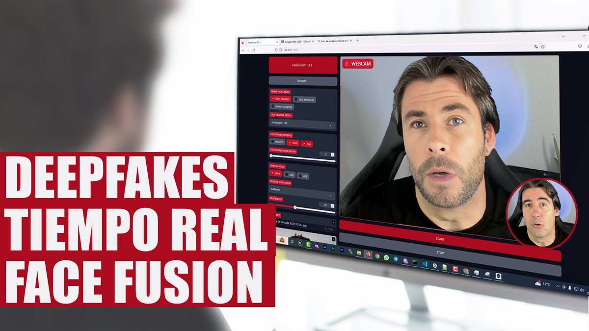 FACE FUSION - Crea DEEPFAKES en TIEMPO REAL con tu Webcam.
No te pierdas el tutorial COMPLETO
En YouTube 👇🏻
youtu.be/Ue81azP8pUI?si…

#deepfake #facefusion #tiemporeal