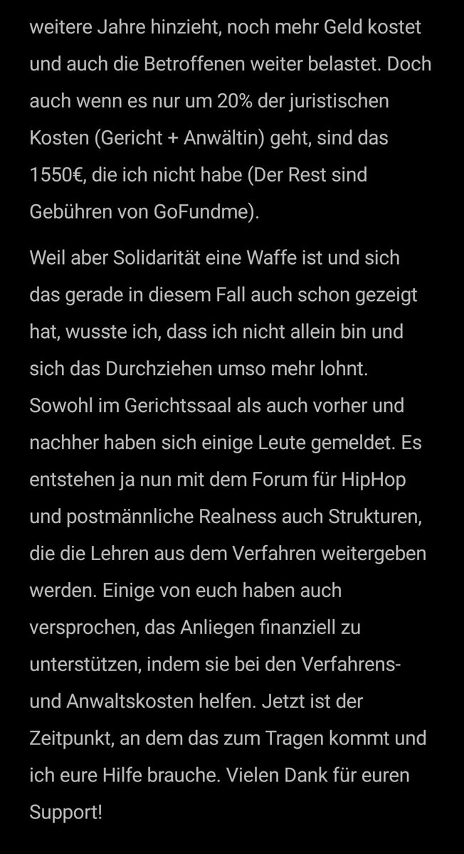 formprim's tweet photo. Habe mich erfolgreich gegen einen Rapper gewehrt, der mich juristisch mundtot machen wollte, nachdem ich mutmaßlich mutmaßte, es gäbe  ******, die ihm ******** *********. Vor Gericht zu 80% gewonnen. Wer mir bei den restlichen 20% helfen will: https://t.co/DctXw2ktYe https://t.co/vOiW7KGYgN