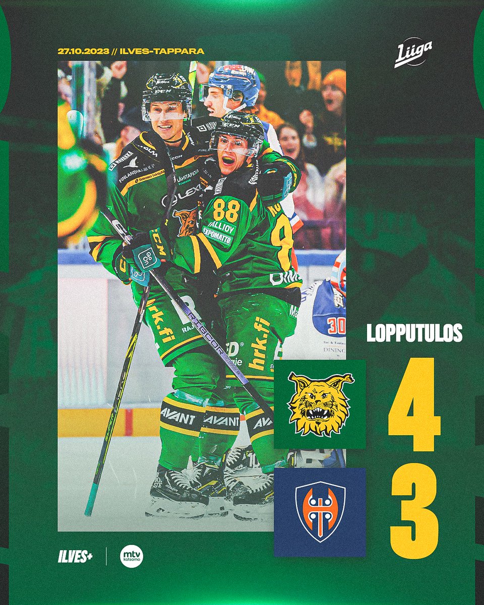 ilveshockey's tweet photo. ILVES KAATAA TAPPARAN JÄLLEEN! 🔥

🎙 Jälkipelit: https://t.co/qDurOWprPZ

#Ilves #Liiga https://t.co/zSvPQEzSyR