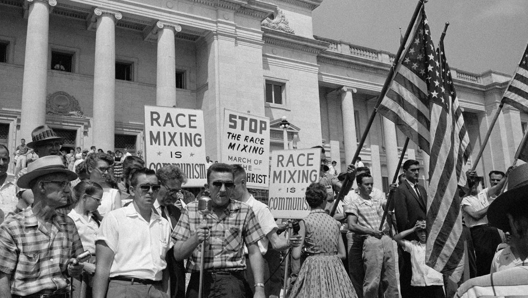 Brown outraged white segregationists as much as it energized civil rights activists. Throughout the South, where state constitutions89 and state law90 mandated segregated schools, white people decried the decision as a tyrannical exercise of federal power.