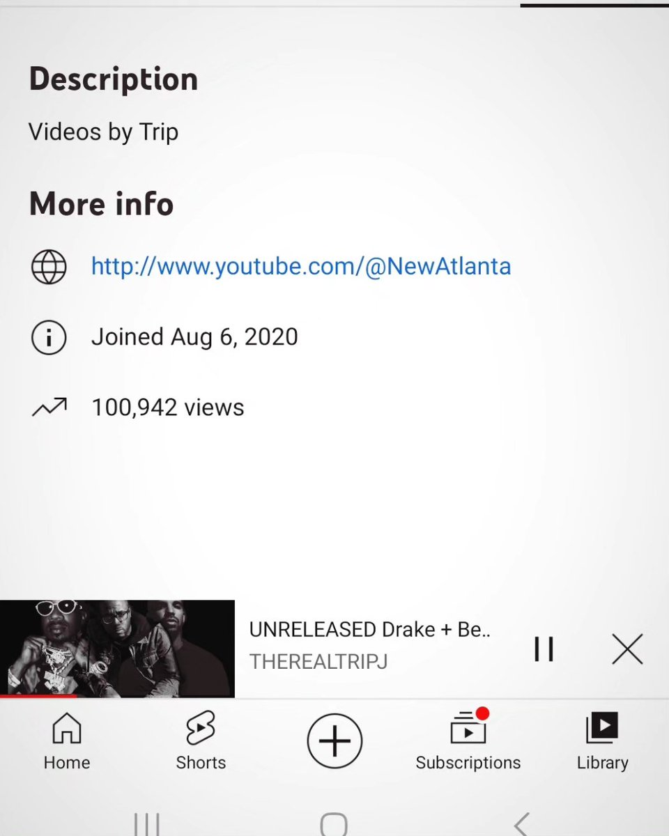 JUST CROSSED 100,000 VIEWS ON THE NEW CHANNEL !!! THANK YOU !  P.S. THE 1ST AND ONLY OFFICIAL SINGLE OF 2023 IS BEING RELEASED ON 11.11.23.  All Glory to Jesus!!! 🙏🏾💎🙏🏾💎🙏🏾✝️ #NewAtlanta #100K

#Calgary #Edmonton #yyc #yeg #music #newmusic
#MrNewAtlanta #ProgressNest #GodsGrace