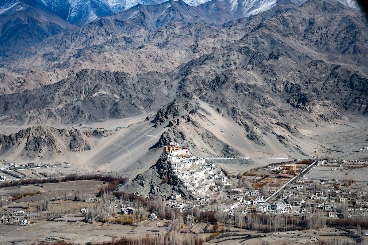 Thiksey Gompa #nature #Ladakh #Himalayas