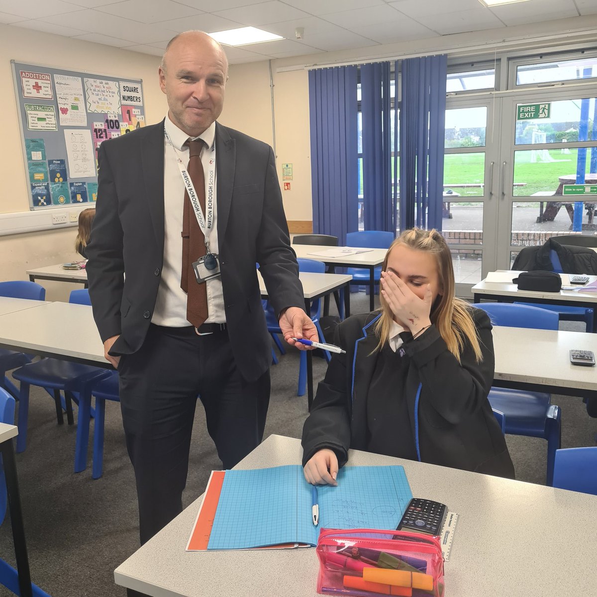 Super proud of this year 11 class but this student definitely deserved pen of the week for her perseverance in maths. Well done <a href="/BurtonBorough/">BBS</a> <a href="/BBS_Maths/">Burton Borough Maths</a>