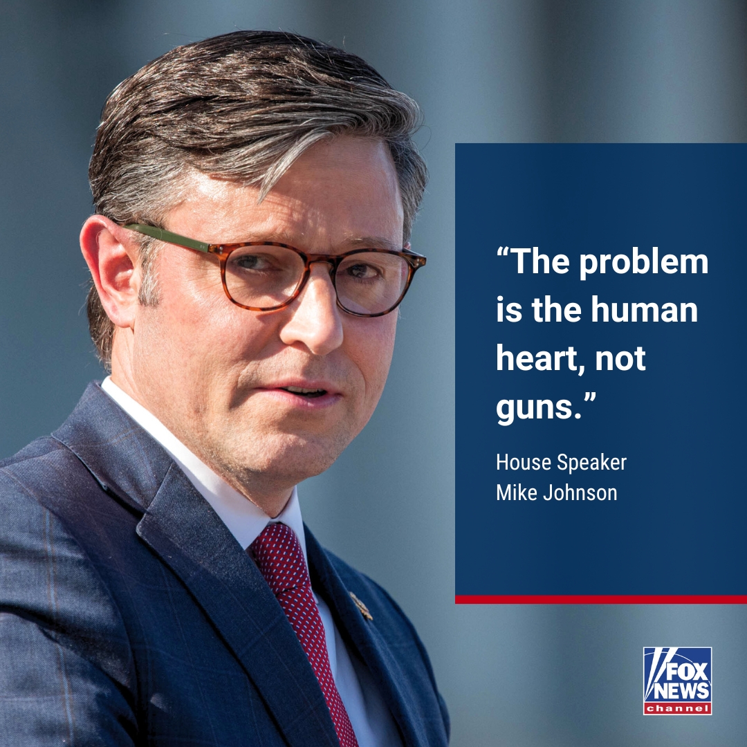 MATTERS OF THE 'HEART': @SpeakerJohnson states Republicans must 'protect the right of citizens to protect themselves' through the Second Amendment. Watch the full interview with @seanhannity: trib.al/JGzXvKo