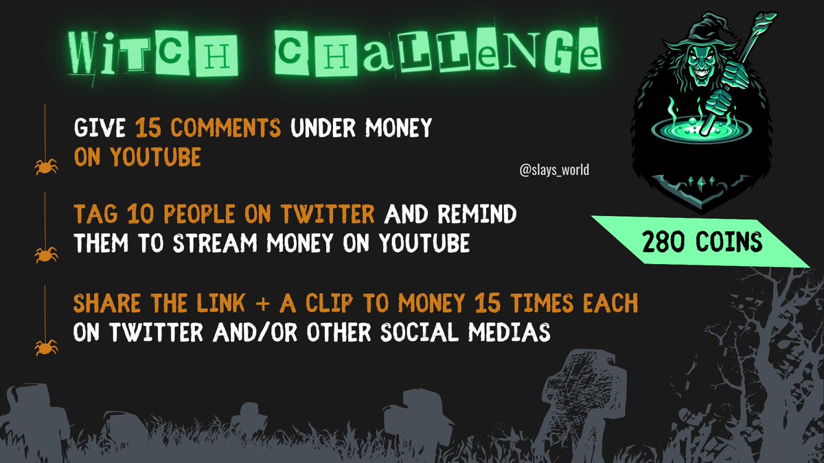 LILIES_NETWORK's tweet image. Witch challenge!
Join to earn more coins & stream MONEY on YT:
youtu.be/dNCWe_6HAM8?si…