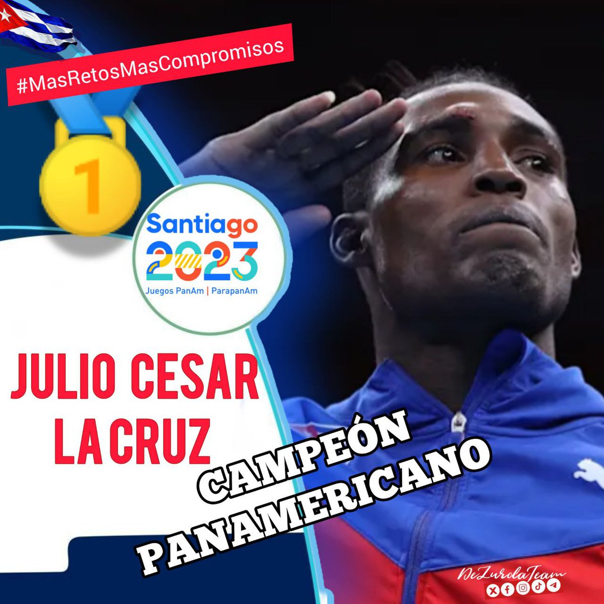 #Últimahora
Aquí está nuestro hombre y no falta su saludo a la Patria!!!
#Cuba 

#MasRetosMasCompromisos

#DeZurdaTeam