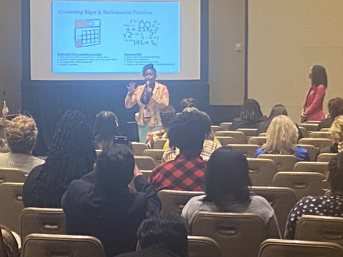Fabulous session by 3 dynamic women! #NCTMDC23 #BWXME <a href="/Indispeaknteach/">Dr. India White</a> <a href="/tanaga_rodgers/">Tanaga Hannah Rodgers</a> <a href="/clarkesgotclass/">Tonya Clarke</a>