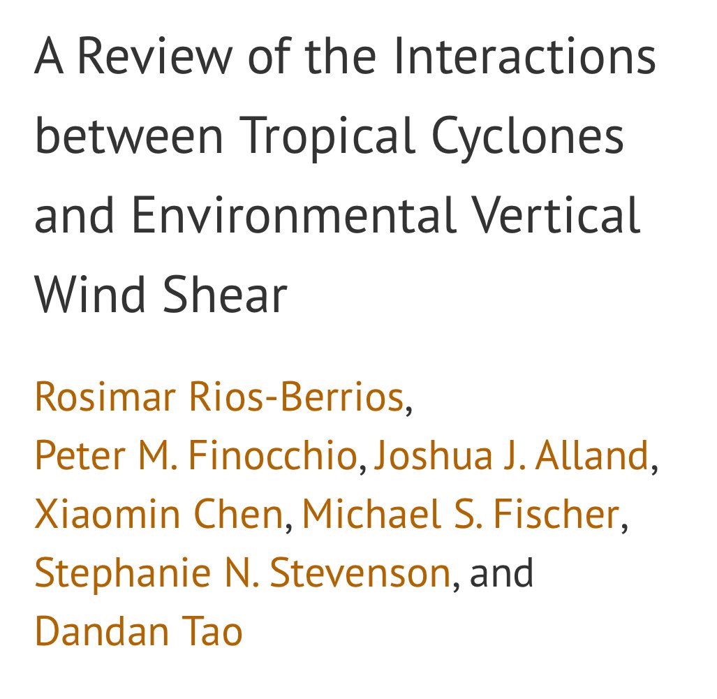 I’m beyond excited to share this manuscript just posted to Early Online Release. This review article took several years from vision to draft to acceptance. It was truly a team effort. We hope it’s going to be helpful to the community!

journals.ametsoc.org/view/journals/…