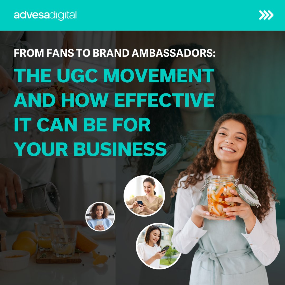 DigitalAdvesa's tweet photo. Have you noticed how brands are increasingly showcasing content created by their users? 🤳

It's called User-Generated Content (#UGC), and it's a game-changer in the marketing world.

Discover how top brands are leveraging USG in our blog: https://t.co/betG6RtUt2 https://t.co/NaWGeTmt0G