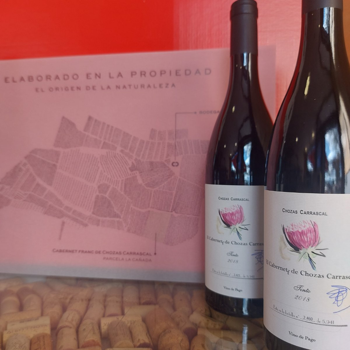 NOVEDADES:  El Cabernet-f de Chozas Carrascal. Repite conmigo, Cabernet Franc .... Cabernet  Franc ..... Cabernet Franc ...... Se acercan fiestas 😉 Ya disponible en tienda y web.