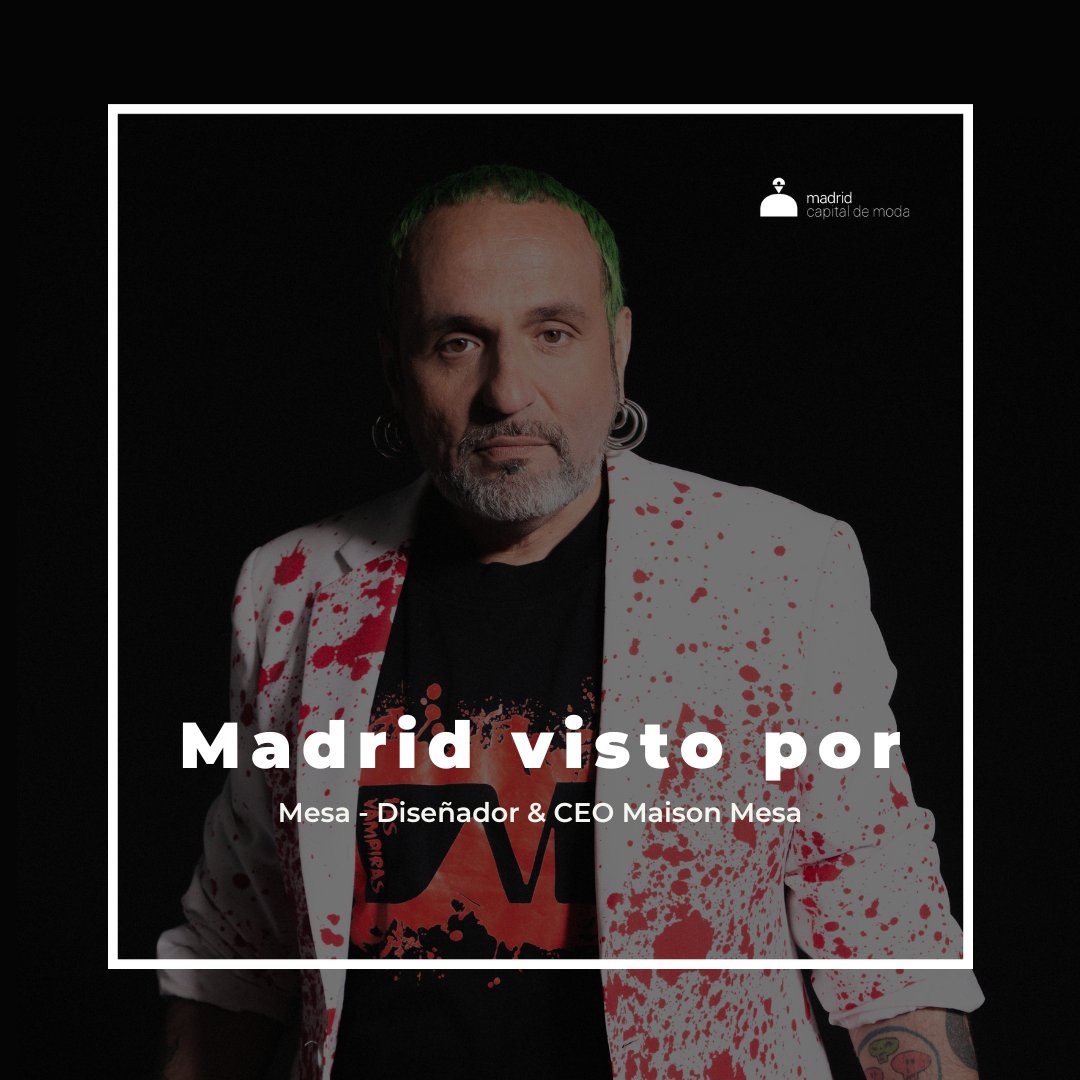 "Madrid es Capital de Moda para mí, así con mayúscula, porque la moda no es más que el reflejo de la sociedad."
Mesa, diseñador &amp; CEO de <a href="/MaisonMesa/">Maison Mesa</a>  , hijo, nieto y bisnieto de modistas, nos lleva por el Madrid más especial en #MadridVistoPor ⤵️
madridcapitaldemoda.com/madrid-visto-p…