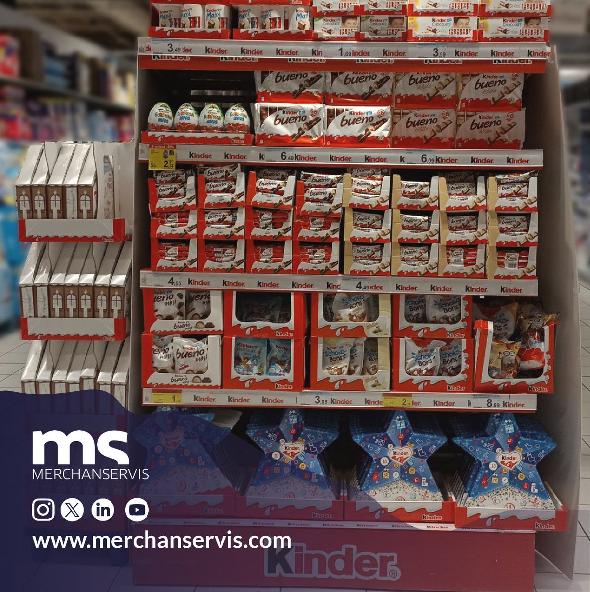 merchanservis's tweet photo. ¡El equipo de oro está de vuelta!

✨ ¡La Navidad no sería lo mismo sin Ferrero! Y es que, si ya cuesta resistirse a sus tentadores productos, cuando el #equipoMS los deja así de bonitos... ¡ya es tarea imposible!

#NavidadconFerrero #Merchanservis #detulado https://t.co/xCXsaX7Qoi