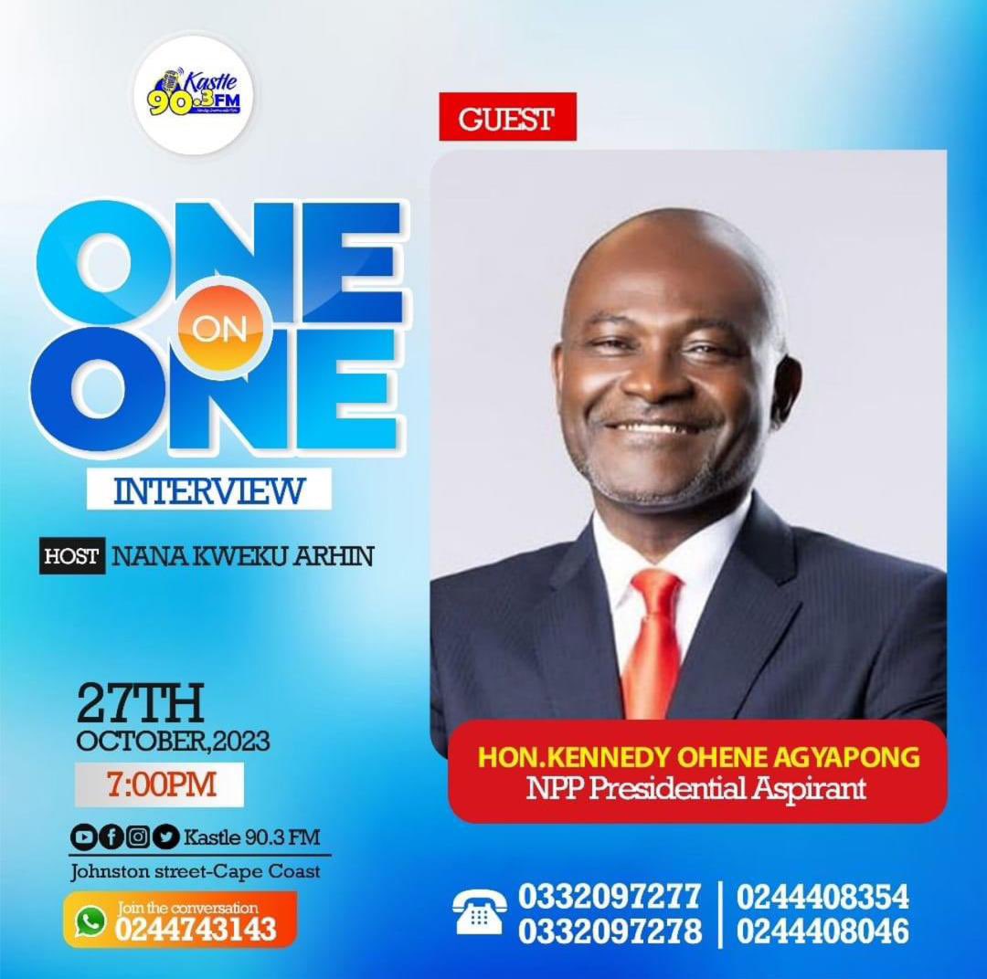 realKenAgyapong's tweet photo. Join me live this evening on Kastle 90.3 Fm at 7:00pm with Nana Kweku Arhin
🗓️ Friday, 27th October,2023
🕛 7:00 pm
#GhanaFirst🇬🇭
#TeamPHD https://t.co/aXWUzAoxgZ