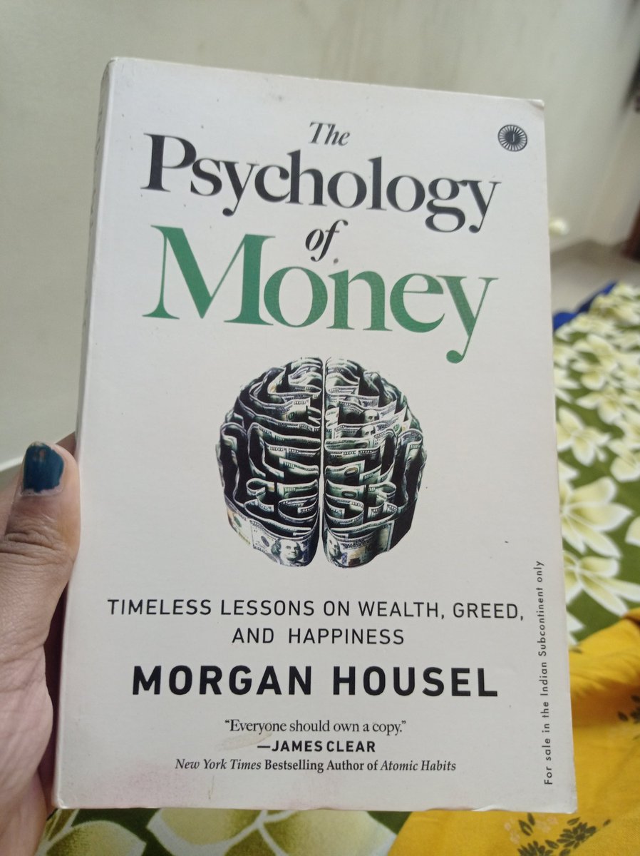 PriyaKothalkar's tweet photo. Today I started with a new book and took up a challenge to be consistent with my readings.
Day 1 of #30DaysOfReading
Read the introduction from the #ThePsychologyOfMoney, and understand it is a skill that one should learn.
#Reading #readingcommunity #lovereading https://t.co/E2ntcSNFFR