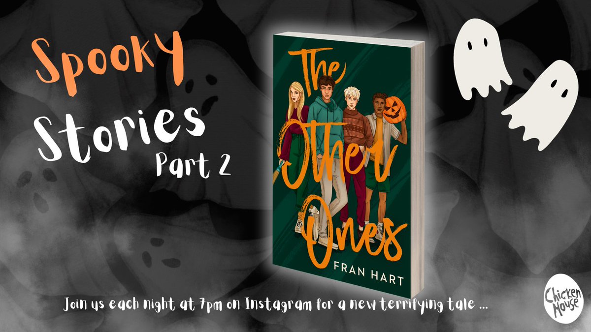 chickenhsebooks's tweet photo. Next up on our nightly spooky stories is a ghostly cosy contemporary romance with spooky Gilmore Girls vibes! 

Head over to Instagram for an excerpt from THE OTHER ONES by @franhartbooks 🎃

Order here👉: https://t.co/JO8UC6lBRK https://t.co/Ovyz3zG5VT