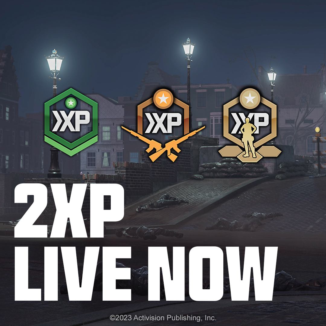 Call of Duty on X: Twice as nice 👻👻 Take advantage of Double Player,  Weapon, and Battle Pass XP until next Wednesday in Call of Duty Warzone and  #MW2 📈  /