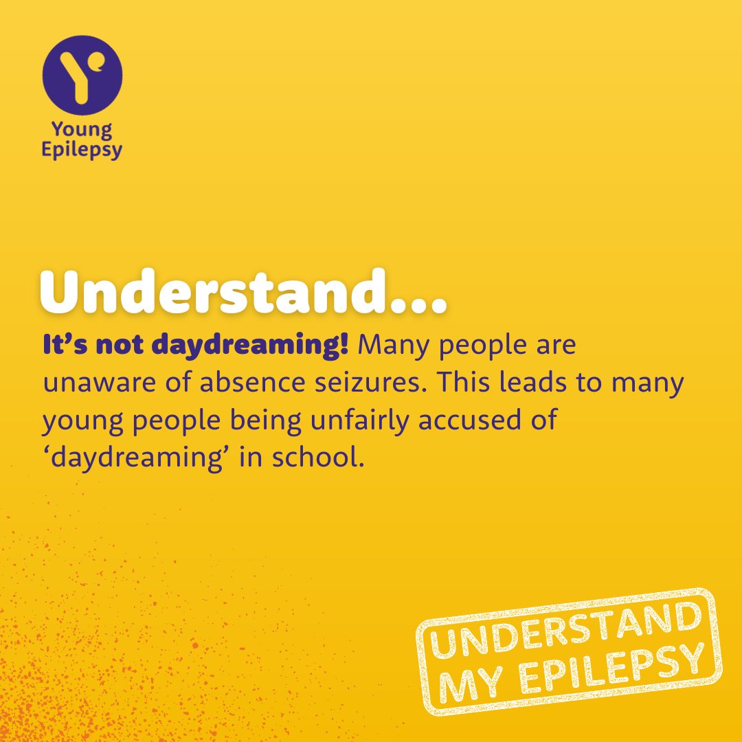youngepilepsy's tweet photo. Lack of understanding around absence seizures stops young people from accessing essential support, and holds them back from achieving their full potential. Learn more here:https://t.co/AUFAMKBdeO

#UnderstandMyEpilepsy #Epilepsy #School https://t.co/C3Mwp6WOJl