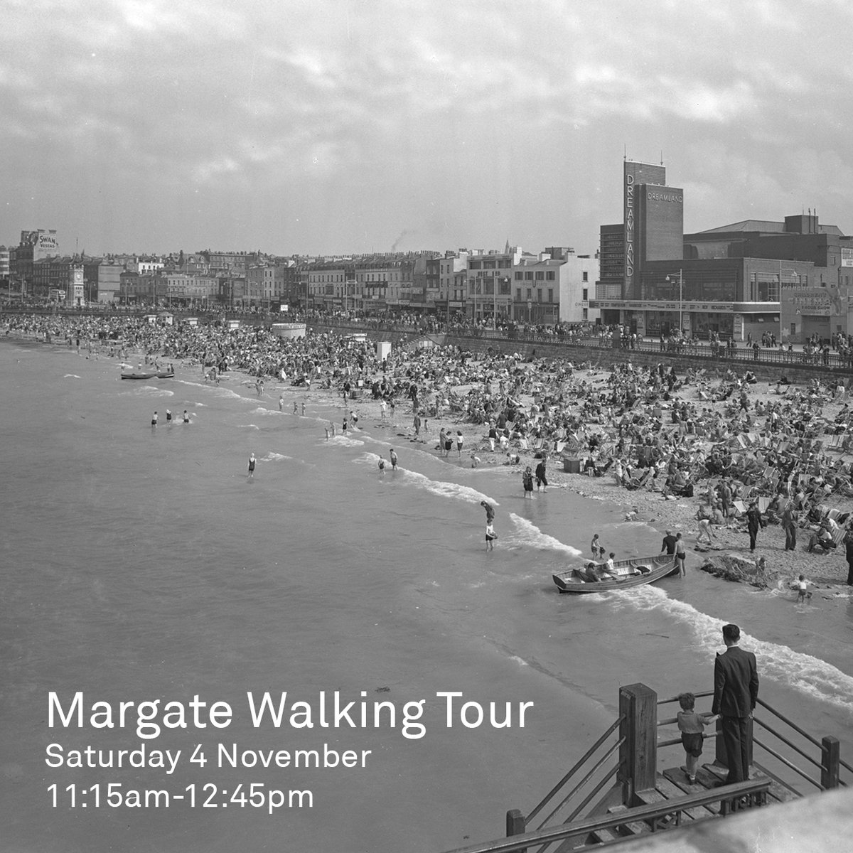 TCMargate's tweet photo. Free historical walking tour of Margate! 🎪🎢

📆 Saturday 4 November, 11:15am – 12:45pm
📍Meeting point: Margate Train Station 

Make sure to book your ticket here: https://t.co/2BYERKvONA

 #InTheOffing #TurnerContemporary #Margate  #OhDreamland #whatsonmargate #kentevents https://t.co/8qkgs0xbr4