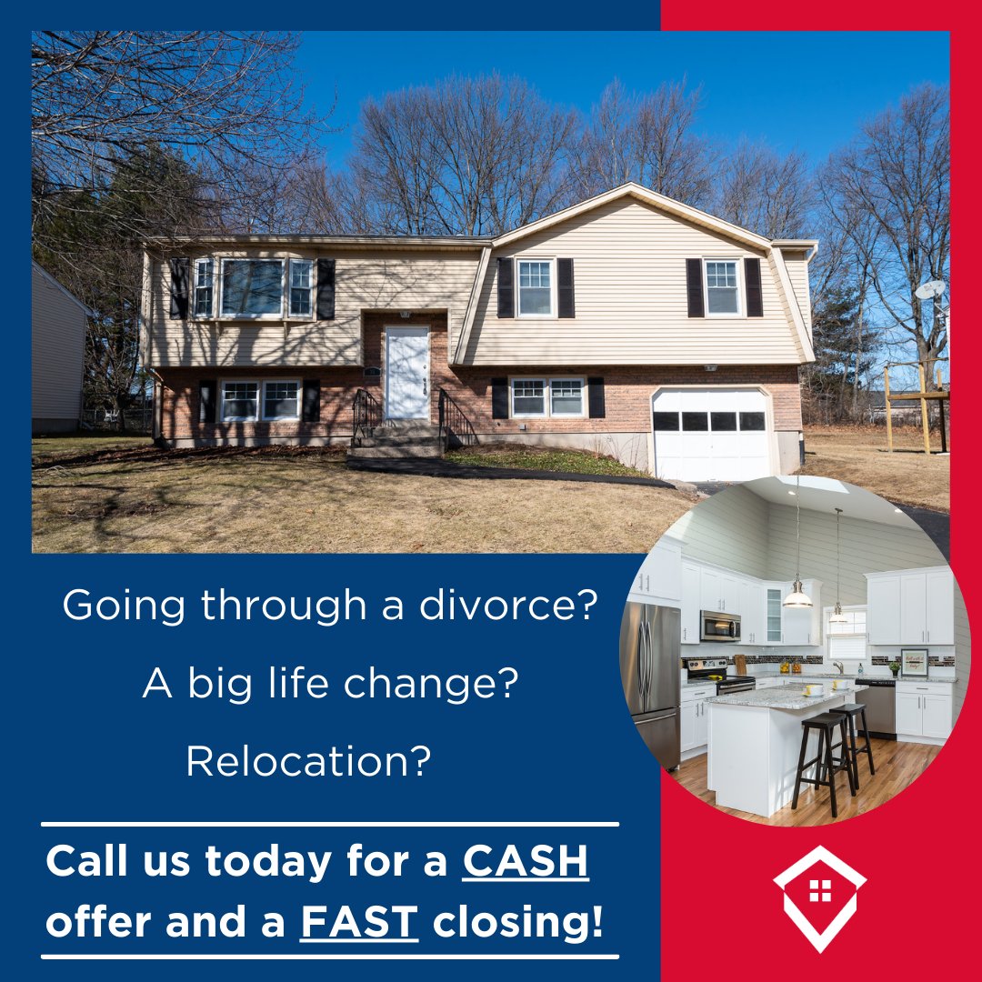 Are you looking for an offer on your property to come with a closing date of your choice? Call us today to guarantee we close on the day you need!

#FreshStart #MotivatedSeller #Divorce #relocating #SellNow #Yourtimeline #CantonCT

ValleyResidentialGroup.com
📞 860-589-4663