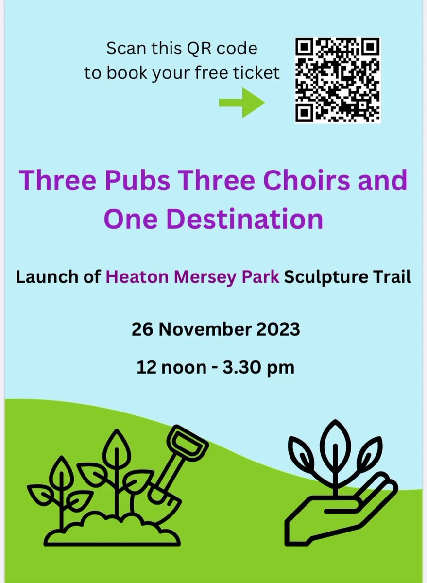 Launch of Heaton Mersey Sculpture Trail – an exciting series of family concerts in various venues across the village! With world renowned wildlife artist @HelenDenerley & the unbelievably talented @CraigAntonyLees 🤩 26th November 2023 12noon Book now! hmvcg.org.uk/2023/10/27/sun…