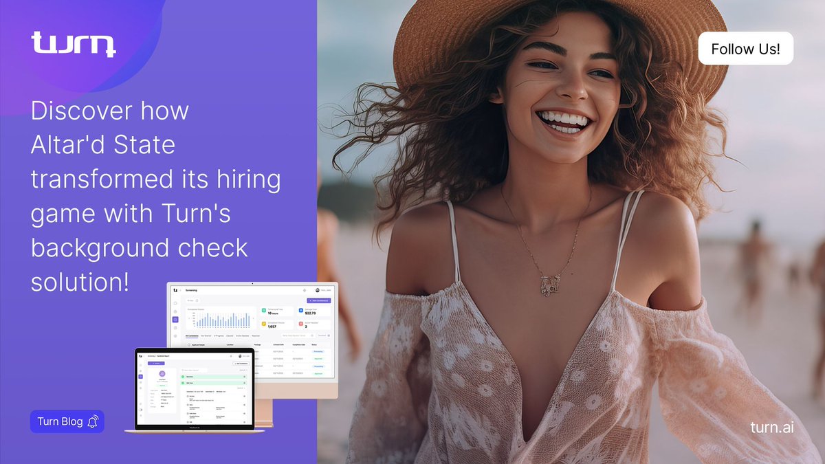 TurnTech_ai's tweet image. 🌟 Discover how Altar&apos;d State reduced screening expenses by 40% ✂️, improved conversion rates by 37.36% 📈, and achieved lightning-fast turnaround times - all thanks to Turn. 🚀

buff.ly/3FBkaKS

#RetailHiring #BackgroundChecks #EfficiencyBoost #SuccessStory