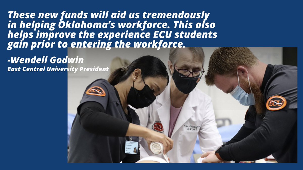 RUSO (@rusoregents) on Twitter photo Many thanks to the Oklahoma Senate for allocating $7 million in ARPA funding toward the construction of <a href="/ECUTigerUpdates/">East Central University</a> new School of Nursing and STEM building. ecok.edu/news/mccortney… Many thanks to the Oklahoma Senate for allocating $7 million in ARPA funding toward the construction of <a href="/ECUTigerUpdates/">East Central University</a> new School of Nursing and STEM building. ecok.edu/news/mccortney…