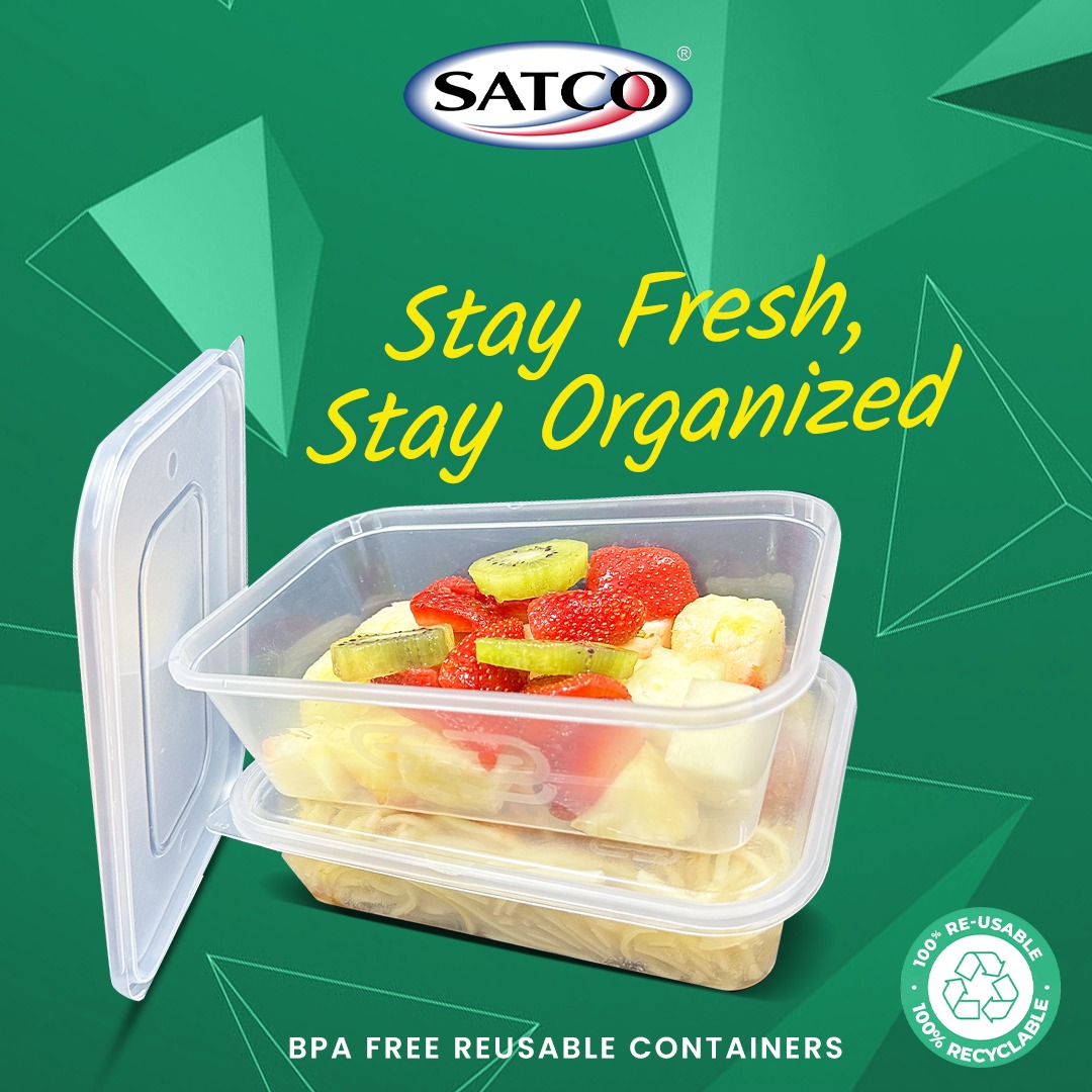 satcoplastics's tweet photo. Meal prep has just become simpler!
Prepare your meal plan for the week in advance and keep them fresh and safe with 𝗦𝗔𝗧𝗖𝗢 𝗰𝗼𝗻𝘁𝗮𝗶𝗻𝗲𝗿𝘀.
.
.
.
#SatcoContainer #MicrowaveSafe #Foodstorage #Satco #FoodContainers #BpaFree #London https://t.co/cAuyPVfjsn