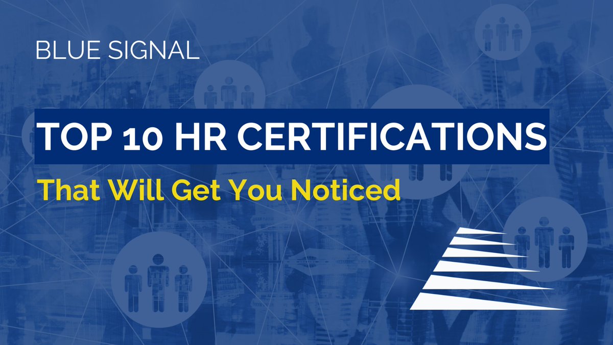 Unlock new HR opportunities! 🔓 Blue Signal Search brings you a guide to the top HR certifications that are career game-changers. Dive in and let’s transform your HR journey! 
 
🔗: bit.ly/3geRDhV
 
#RaCS #HumanResources #HRCertifications #CareerDevelopment