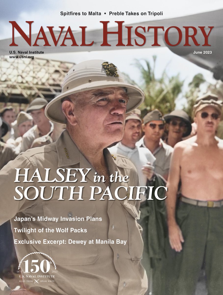 NavalInstitute's tweet photo. #TGIF! Need a #WeekendRead? #NavalHistory magazine has your back. Read fascinating accounts of events in #SeaService #history. Naval Institute members get 28% off their sub. Relive the past today! https://t.co/YGW7MO71rP #KeepThePastAlive #ReadMoreHistory #HistoryBuff https://t.co/FUrySyq0I9