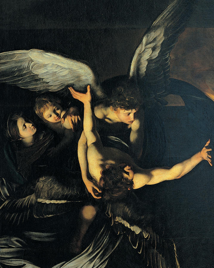 Eyesofgod__'s tweet image. Michelangelo Merisi da Caravaggio - Seven Works of Mercy (detail)