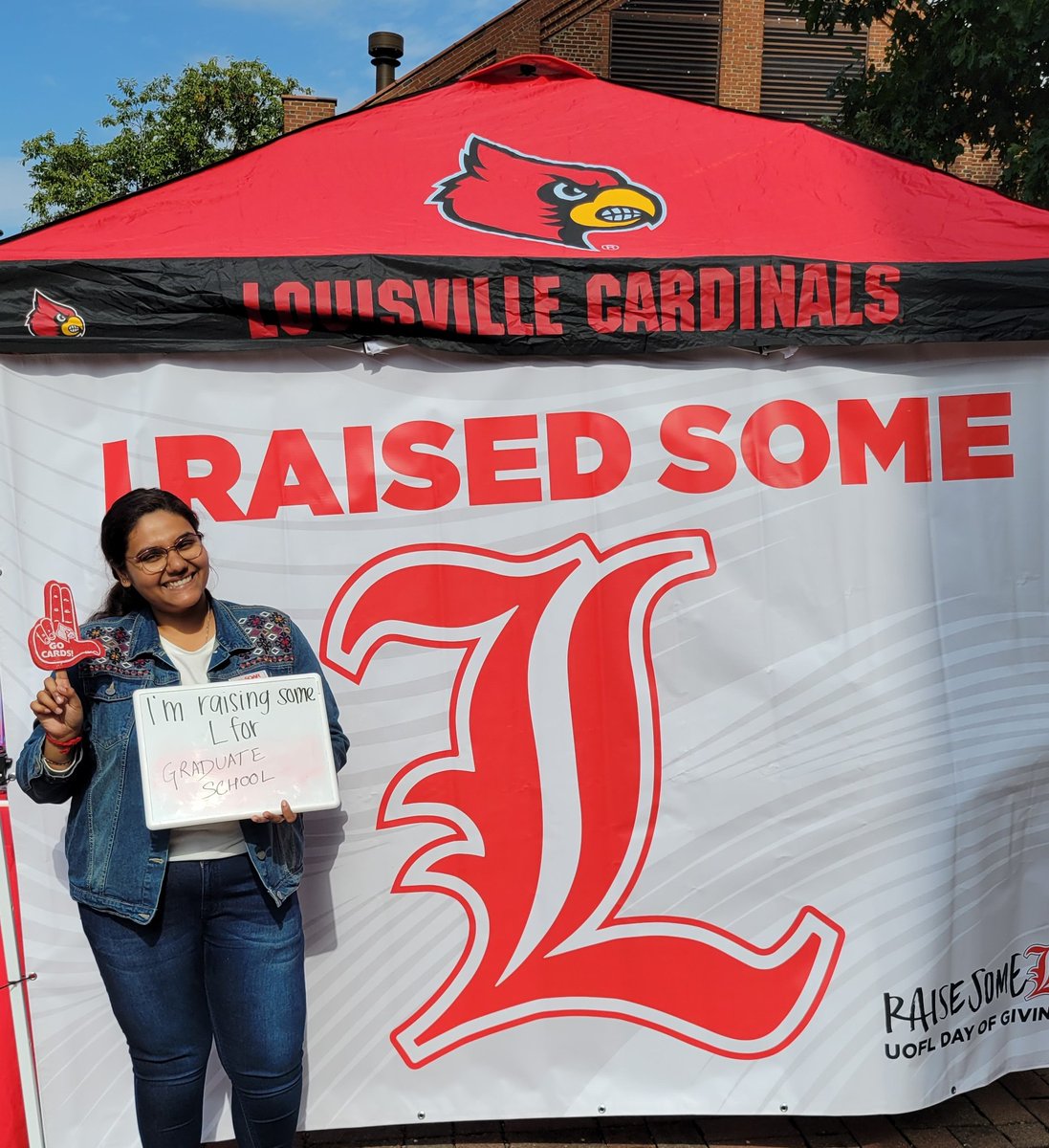 UofLGradSchool's tweet image. Thank you to everyone who helped us #RaiseSomeL for graduate students this week! Your generous donations will go towards helping our students continue their education despite any financial hardships they may face. ❤️ #UofL #CardinalCommunity