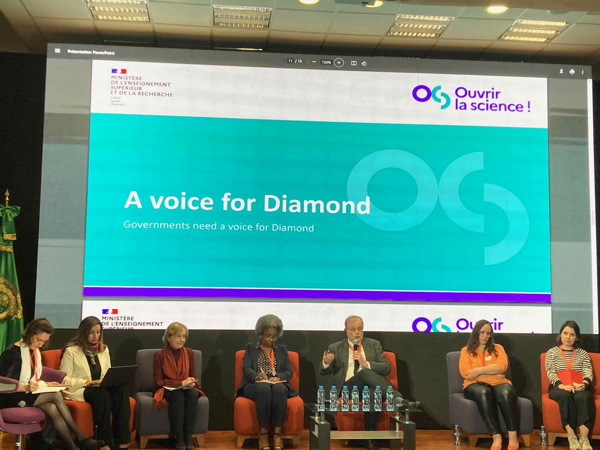 Marin Dacos from the French Ministry of Research expresses the support of France to the Global Federation for Diamond OA and highlights some strengths and challenges ahead of us. #globaldiamondsummit #act4diamondoa