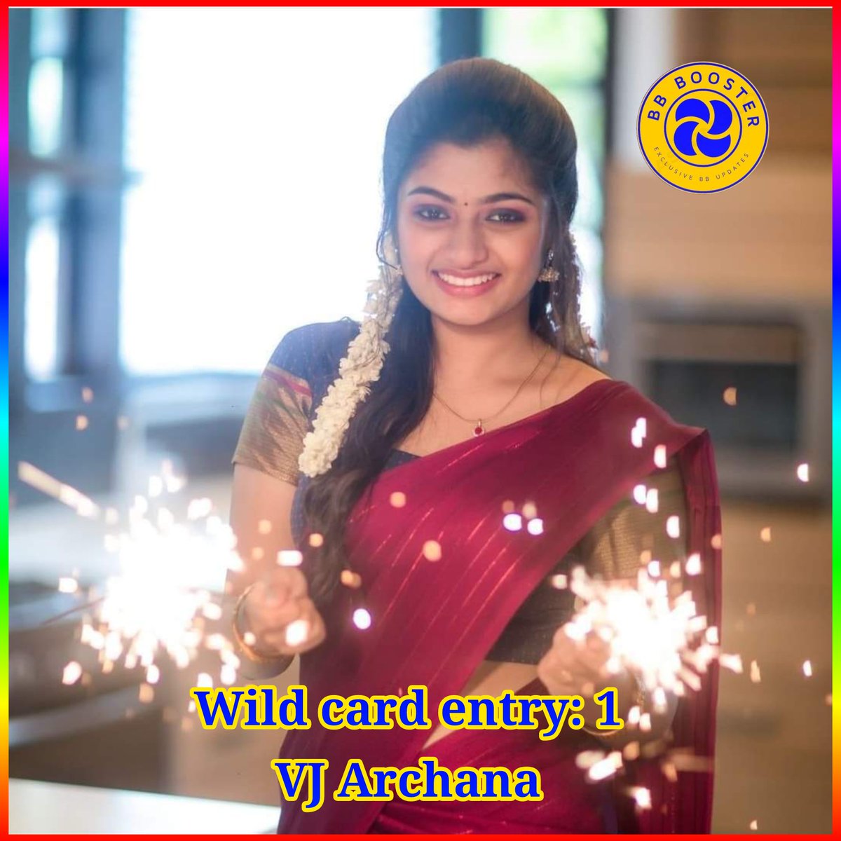 bb_booster's tweet photo. Wildcard entry 1: VJ Arcahana

#BiggBossTamil7 #BiggBoss7tamil https://t.co/AUsoSD0LSA