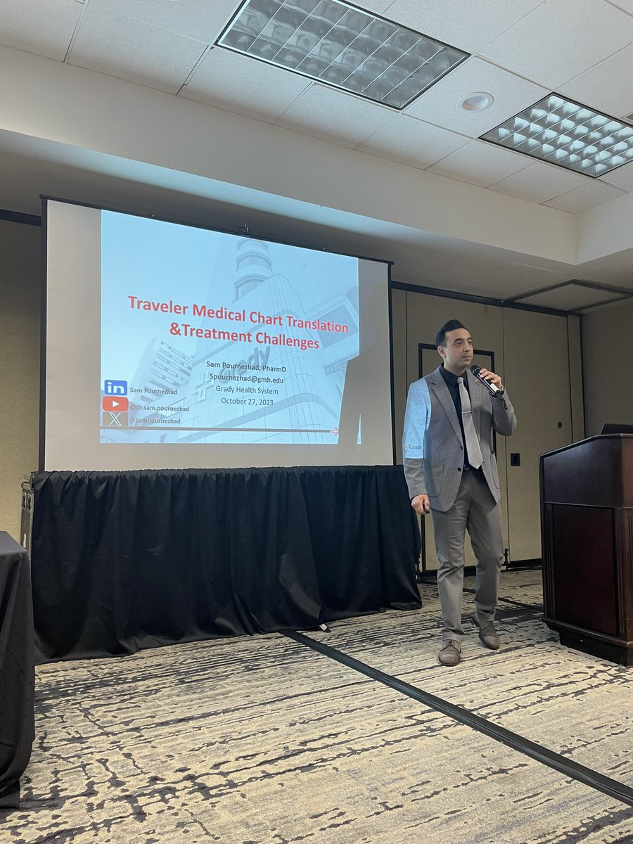 We're at the second session of our Distinguished Speaker Sam Pournezhad. 🤩 #ATA64