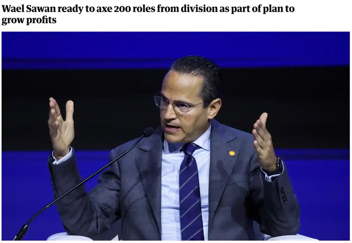 This IS the problem.

CEO of Shell is focussed on maximising profit.

#NoProfitOnADeadPlanet