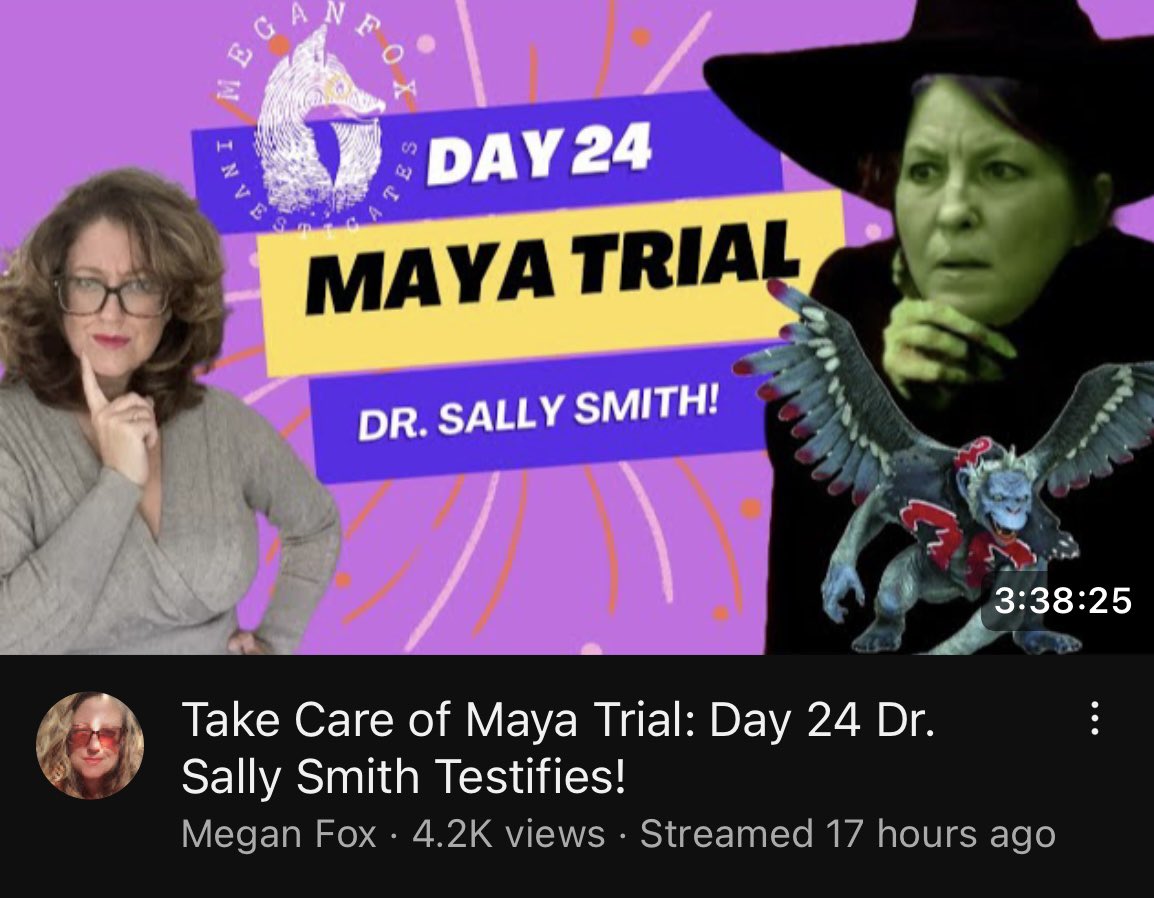 This popped up on my YouTube feed!!! Idk who she is but I agree with her portrayal of #sallysmith #sallysmithmd #takecareofMaya #mayakowalski #JHACH #drsallysmith