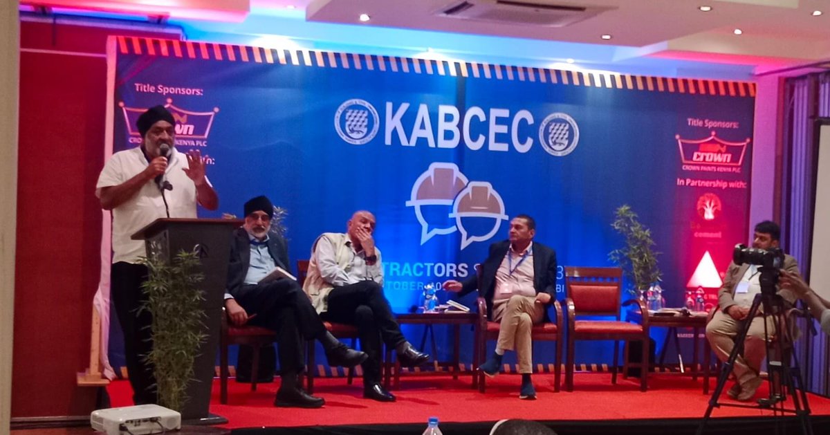 27/10/23 - Kirpal Suri - Director of Victory Construction Company Ltd and current RACECA Asst. Secretary was a panelist on "Best Practices in Tendering" session at the  Inaugural Contractors' Summit at Emara Ole Sereni. CEO RACECA - Joseph Alot was also in attendance.