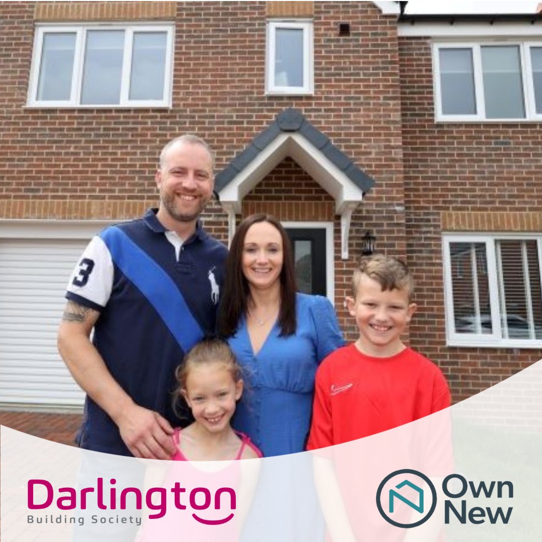 🏡 A family has upsized to a larger home thanks to the Own New scheme! Read the full story here: darlington.co.uk/blogs/mortgage…
