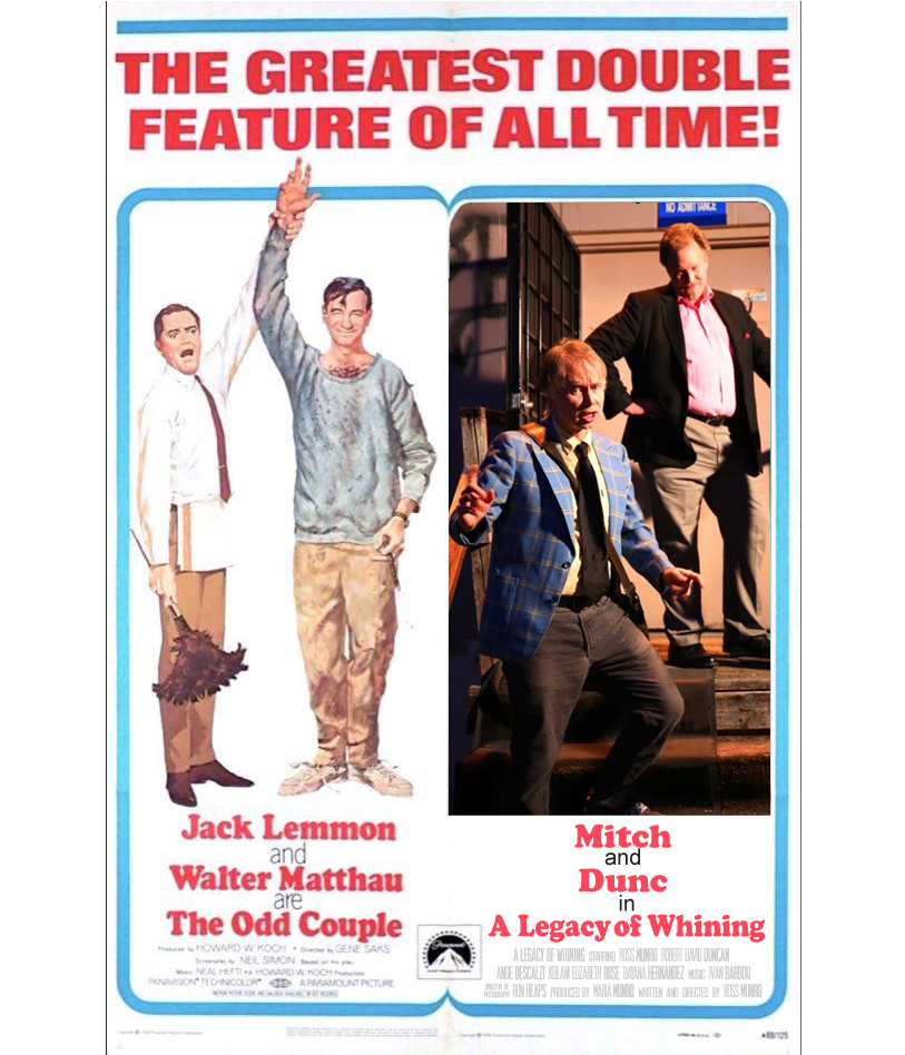VivasMunro's tweet photo. If you liked The Odd Couple, you will like A Legacy of Whining #comedy #theoddcouple #FilmTwitter 
🤩🍿 Catch A LEGACY OF WHINING for Free on TUBI!
https://t.co/uDBFHGq0vP
#whining #alegacyofwhining https://t.co/OQSHLbrBYH