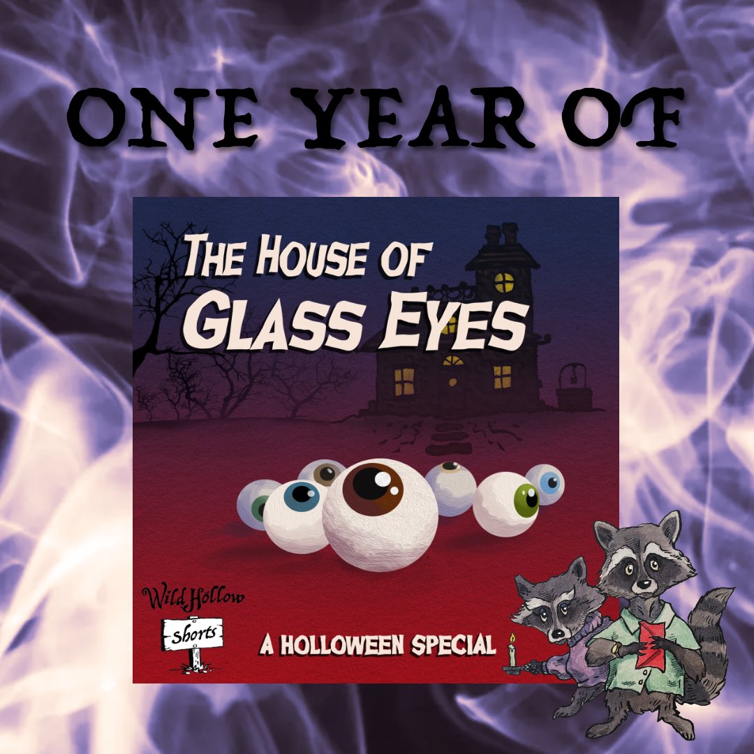 There’s a chill in the air… that can only mean one thing! It’s the anniversary of the release of our Holloween Special! The House of Glass Eyes came out a year ago today - listen wherever you get your podcasts for a spooky treat 👀🦝🐦‍⬛🐿️#audiodrama #podcast #halloweenspecial