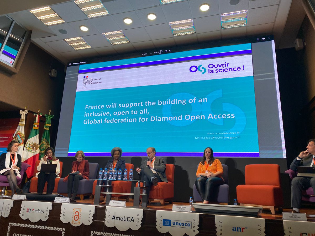 @openmarin , speaking on the final panel of the Global #DiamondOASummit, emphasised that governments need a voice for Diamond, a global voice, and that France will support the creation of the Global Federation for #DiamondOA 👏👏