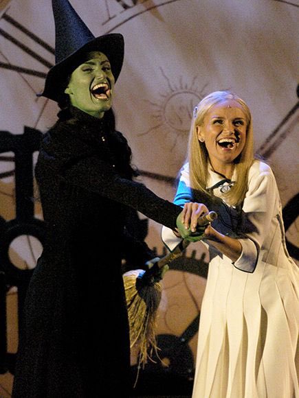 KChenoweth's tweet photo. In the words of @taylorswift13… “long live all the magic we made” 💗💚 #wicked20 @WICKED_Musical @idinamenzel https://t.co/VLou6Z8Vjb
