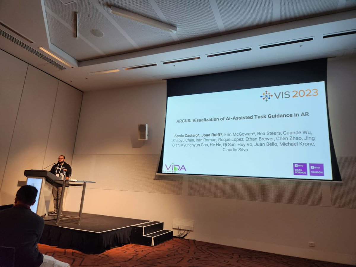 This week at #ieeevis we presented our paper ARGUS: a visualization system to understand and debug AI-assisted task guidance in AR. @ieeevis @csilvanyc @qisun0 @wu_gunned