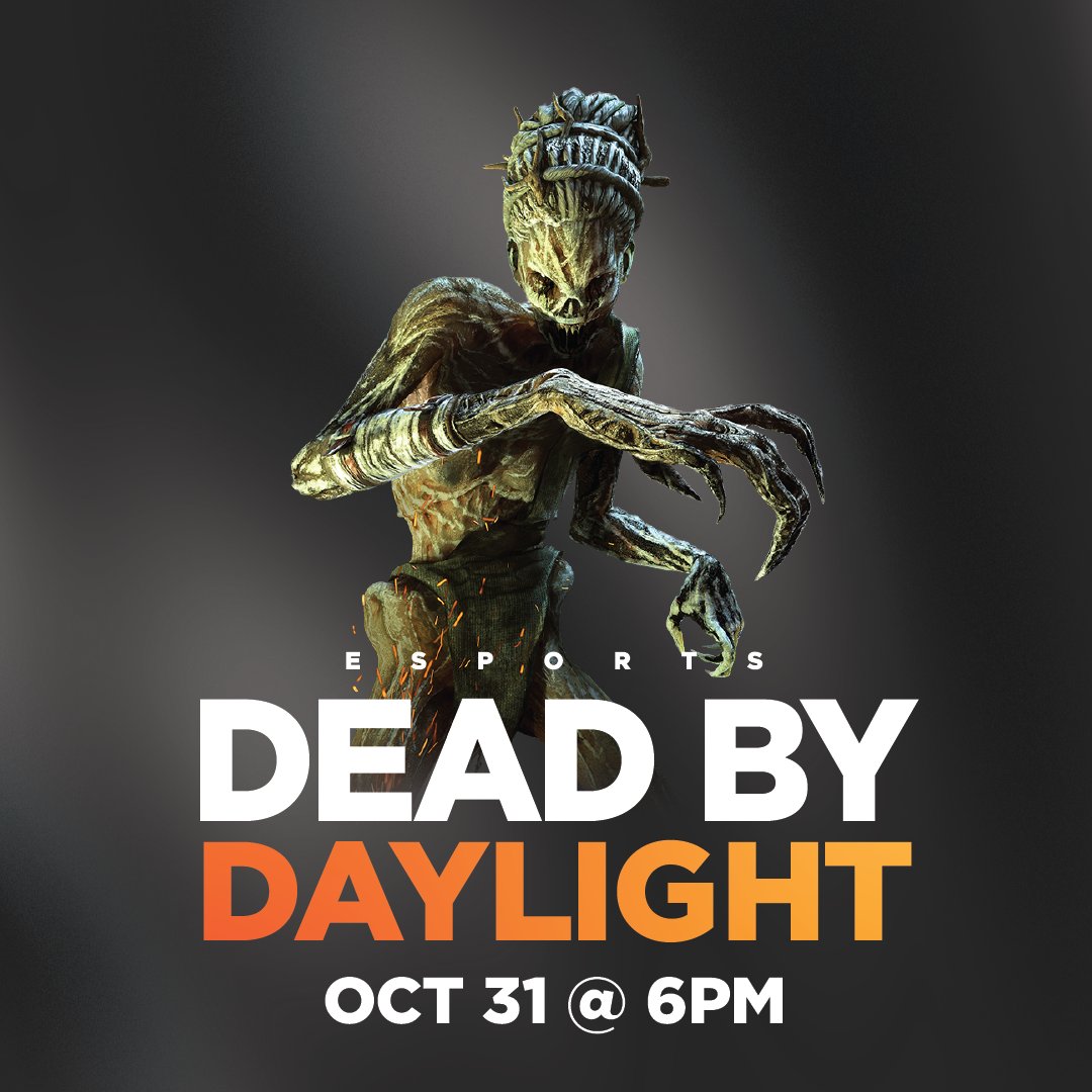 SHSUCampusRec's tweet image. Join us online Tuesday, October 31 at 6pm for an unforgettable Dead by Daylight experience! 🎃 Don't miss out on the scares and thrills with your friends. Make sure to register on IMLeagues now to secure your spot! 👻💀 #esports #DeadbyDaylight #campusrec