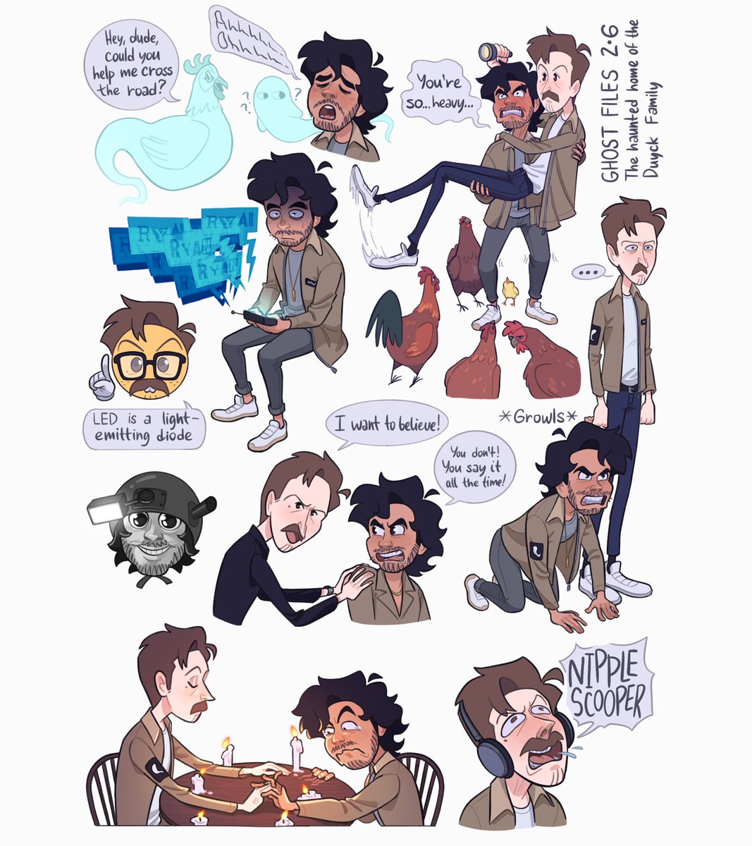 Vira_with_no_V's tweet image. I’m mentally not ready for the end of the season 

#ghostfiles #ghostfilesfanart