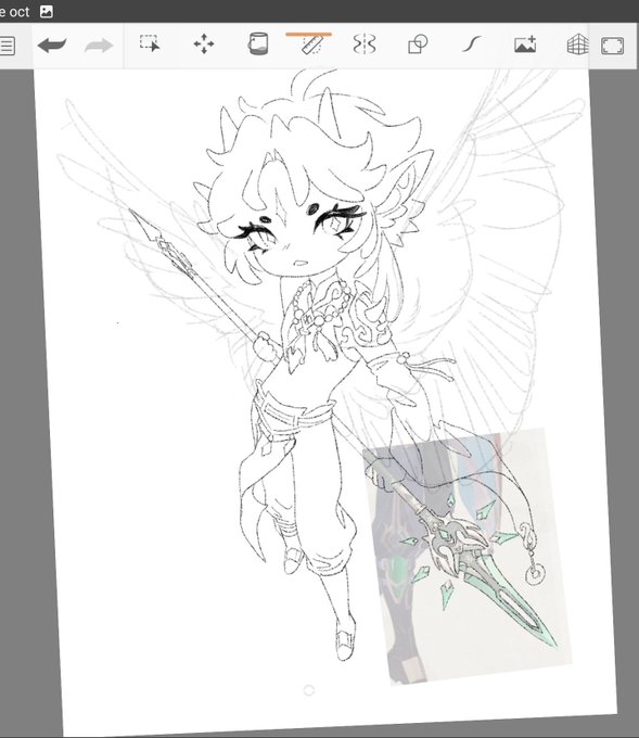 got tired of trying to draw his polearm💀 