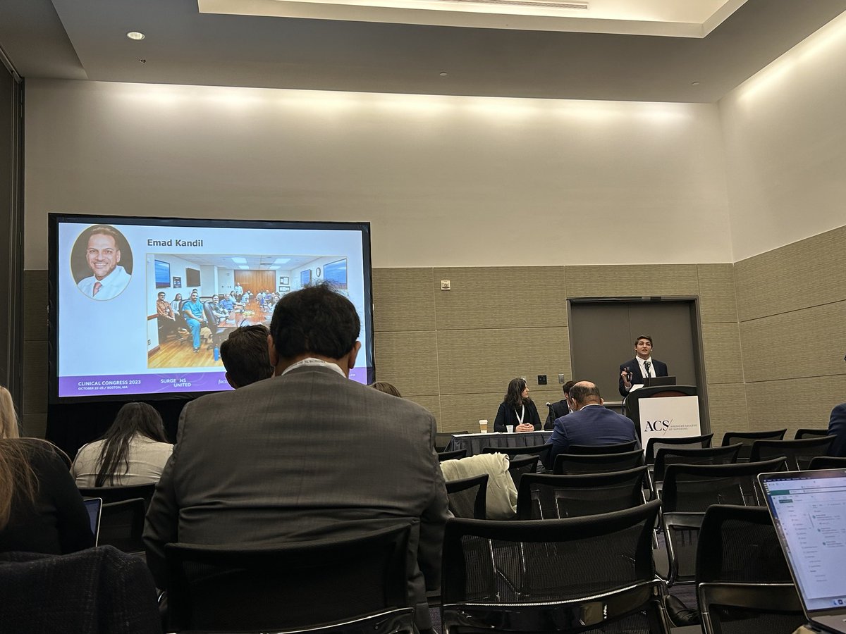 Proud of Peter Issa and our students presenting in ACS.