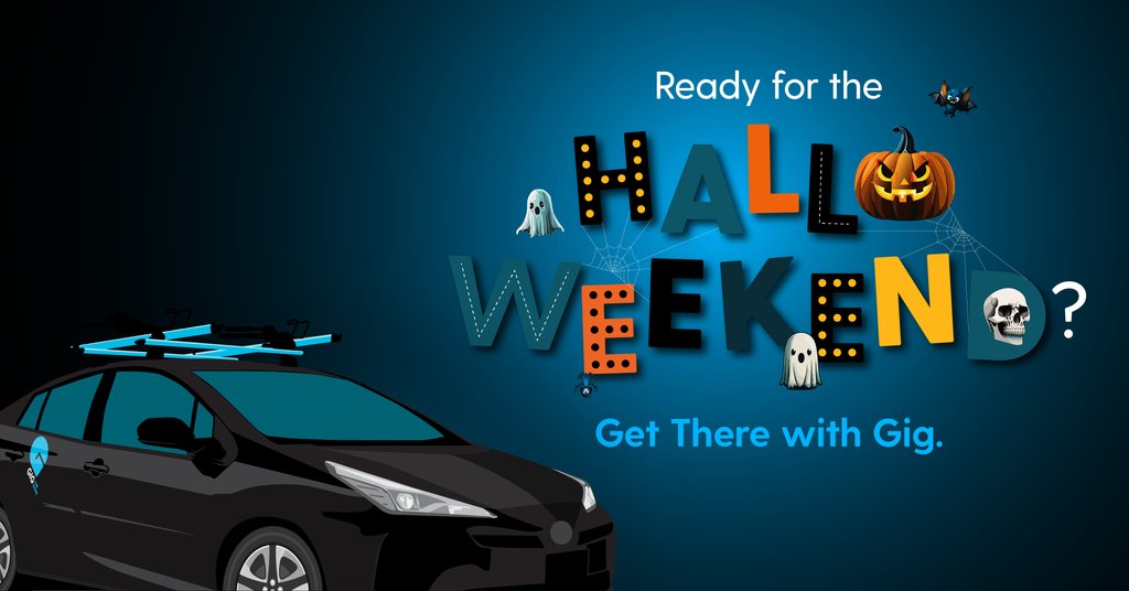 Break in your costume early, or better yet, get a second costume for a Hallo-weekend full of fun and frights. Pick up a Gig for yourself or hop in with friends and split the cost on your way over to spooky special events. 👻🧛

More: gigcarshare.com/blog/2023-hall…